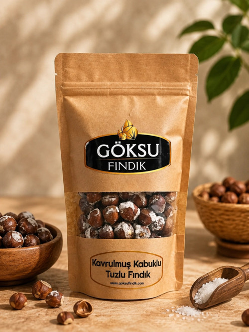 KABUKLU KAVRULMUŞ TUZLU FINDIK 250 GR