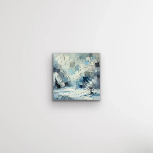 Kış Mevsimi Kanvas Tablo 60x60cm