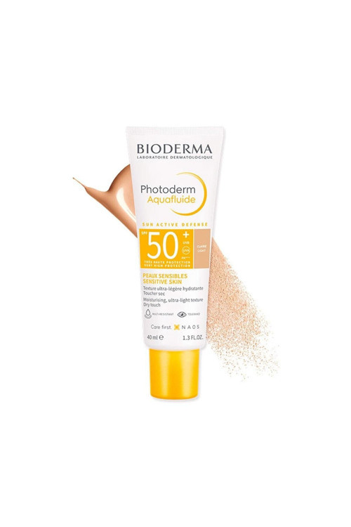Photoderm Aquafluide Spf50 Parlamayı Engellemeye Yardımcı Akışkan Dokulu Güneş Kremi Light 40 Ml