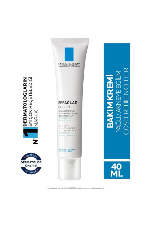 La Roche Posay Effaclar Duo(+) 40Ml Akneye Eğilim Gösteren Ciltler Için Cilt Bakım Kremi