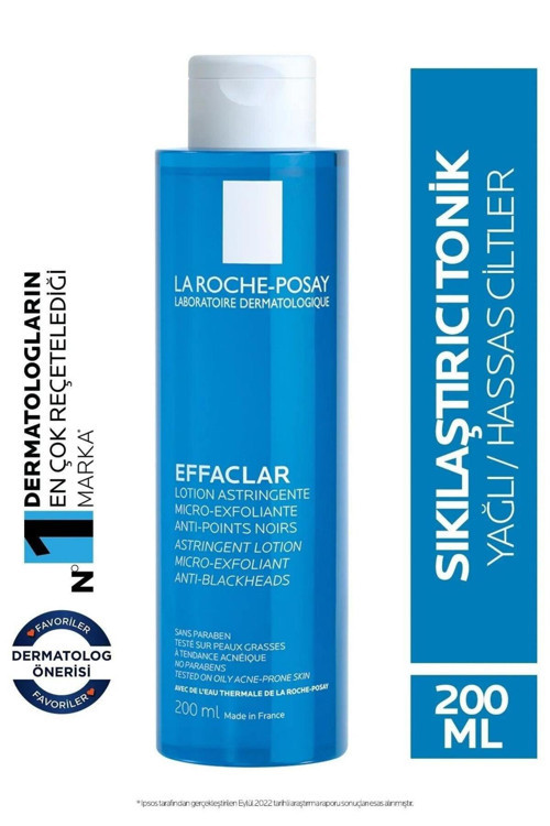 La Roche Posay Effaclar Mikro Soyucu Tonik Yağlı/Akneye Eğilim Gösteren Ciltler Ciltler Gözenek Sıkı