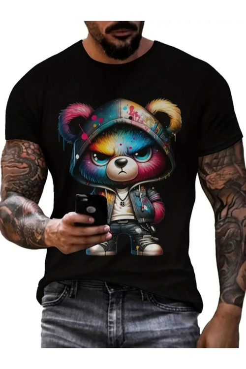 Angry Bear Özel Tasarım Baskılı Tshirt
