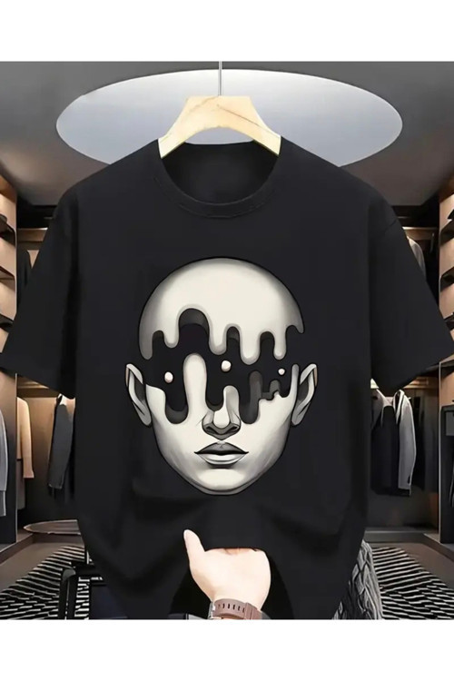 Beyin Bedava Baskılı Özel Tasarım Oversize Tshirt