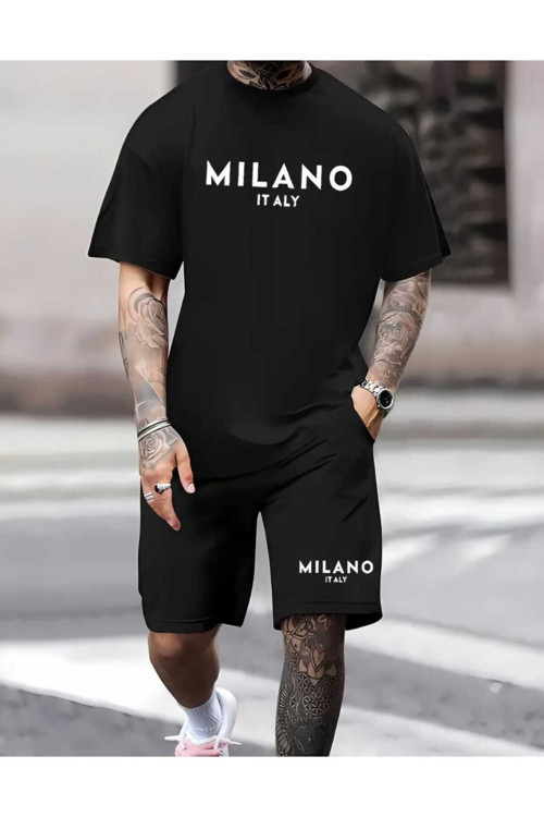 Milano Baskılı Özel Tasarım Oversize Alt Üst Takım