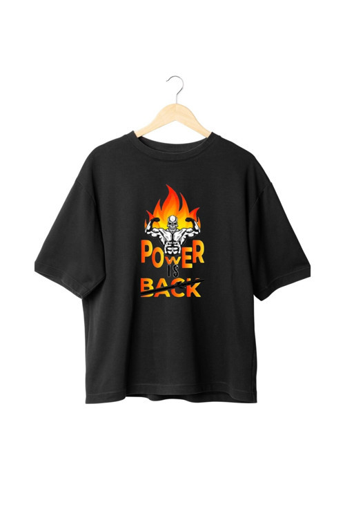 Power İs Back Oversize