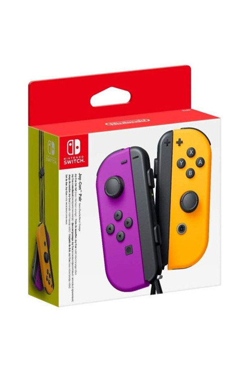 Switch Joy-Con Kontrol Ünitesi Çifti - Neon Mor/Turuncu