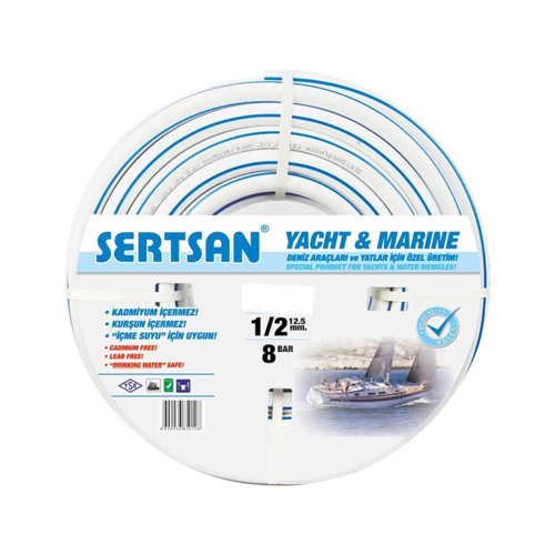 Mey İthalat® Sertsan 1/2 Ultra Marine Hortum 15 Metre