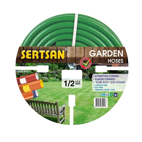 Mey İthalat® Sertsan 1/2 Garden Hortum 25 Metre