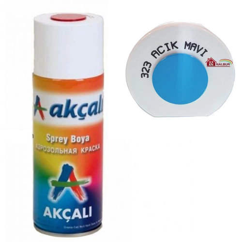 Mey İthalat® Akçalı Sprey Boya 400 ml 323 Açık Mavi