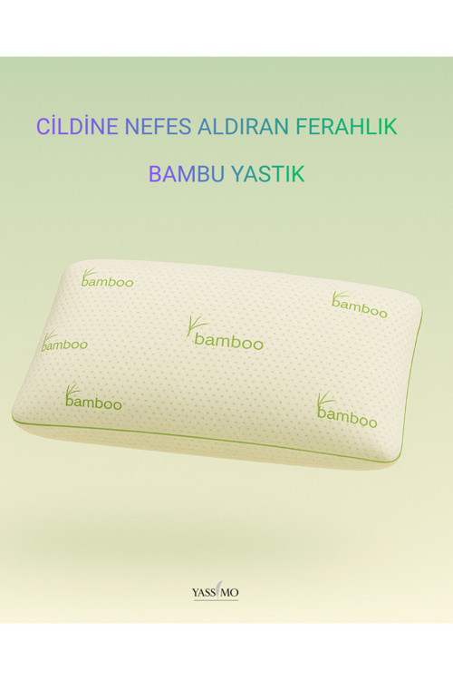 Antialerjik Bambu Yastık - 900 Gr 1 Adet 45x65 cm