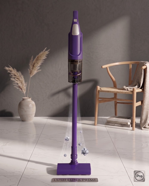 Luna L1200 Hepa Filtreli Dİkey Süpürge - Mor