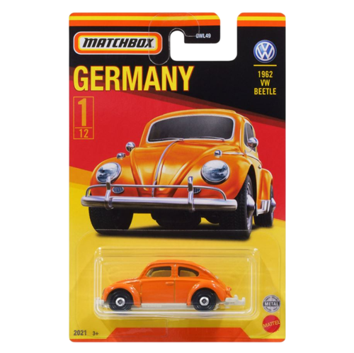 1962 VW Beetle - Turuncu - Germany - 2021 - GWL52 - 1/64