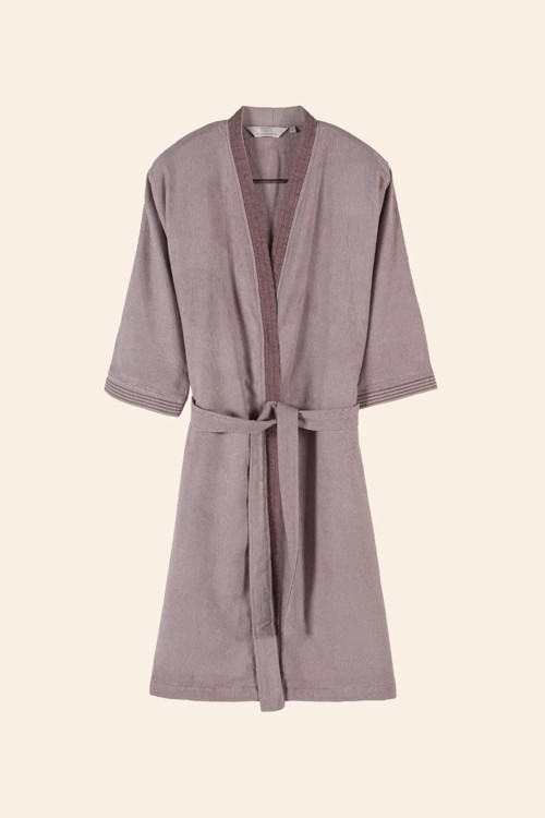New Derin Kadın Bambu Bornoz S/M Lilac Ash