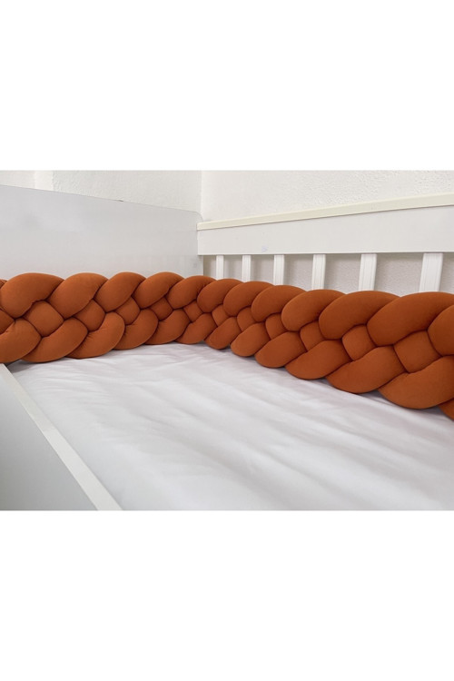 320 Cm 4'Lü Örgü Koruma / Beşik - Yatak Koruyucu