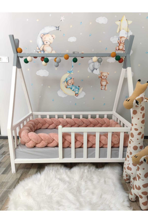 320 Cm 3 Lü Peluş Örgü Koruma Modeli Yeni Nesil Welsoft Kumaş