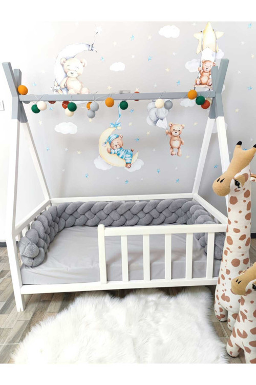 480 Cm 4 Lü Peluş Örgü Koruma Modeli Yeni Nesil Welsoft Kumaş