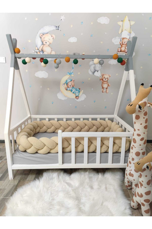 320 Cm 3 Lü Peluş Örgü Koruma Modeli Yeni Nesil Welsoft Kumaş