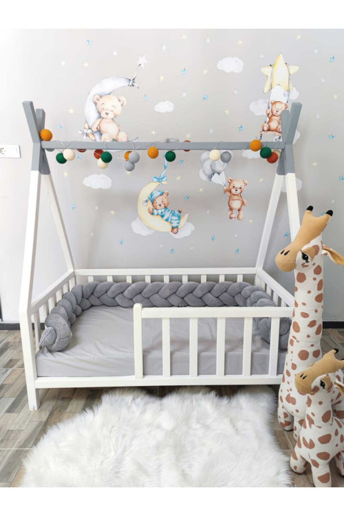 320 Cm 3 Lü Peluş Örgü Koruma Modeli Yeni Nesil Welsoft Kumaş