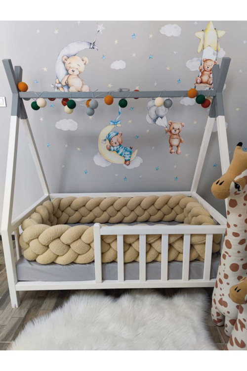 320 Cm 4 Lü Peluş Örgü Koruma Modeli Yeni Nesil Welsoft Kumaş