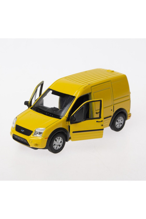 Welly 1:36 Diecast Çek-Bırak Ford Transit Connect -Sarı