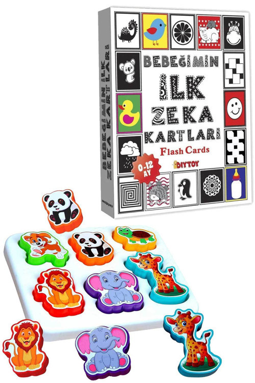 Bebeğimin Ilk Zeka Kartları Flash Cards Neşeli Hayvanlar Bultak