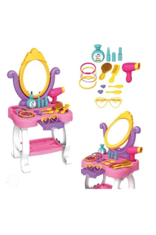 Candy & Ken Prenses Güzellik Masası - Güzellik Setleri - Kuaför Oyuncak Seti - Makyaj Seti
