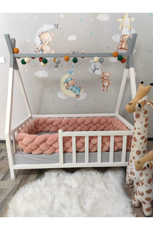 320 Cm 4 Lü Peluş Örgü Koruma Modeli Yeni Nesil Welsoft Kumaş