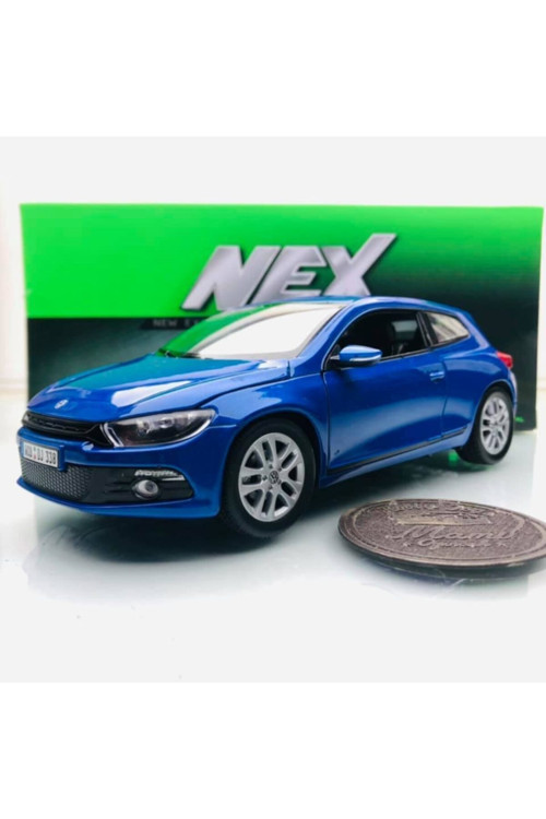 2009 Volkswagen Scirocco White 1:24 Ölçek Welly Marka