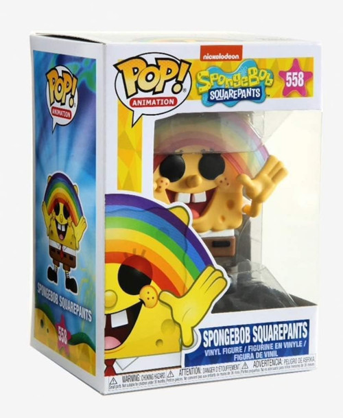 558 Vinyl Squarepants S3: Spongebob (Rainbow)