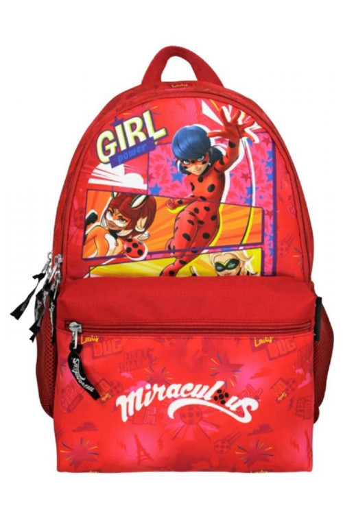 Miraculous Ladybug Baskılı Kız Çocuk Günlük Ve Okul Sırt Çantası