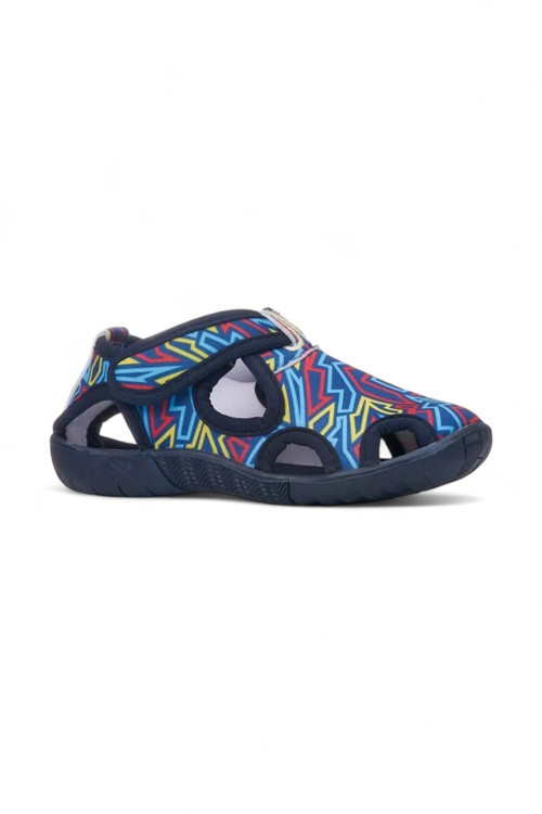 Günlük Unisex Çocuk Aqua Sandalet Esnek Kaymaz Taban Cırtlı Yazlık Deniz Kreş Ayakkabı 141
