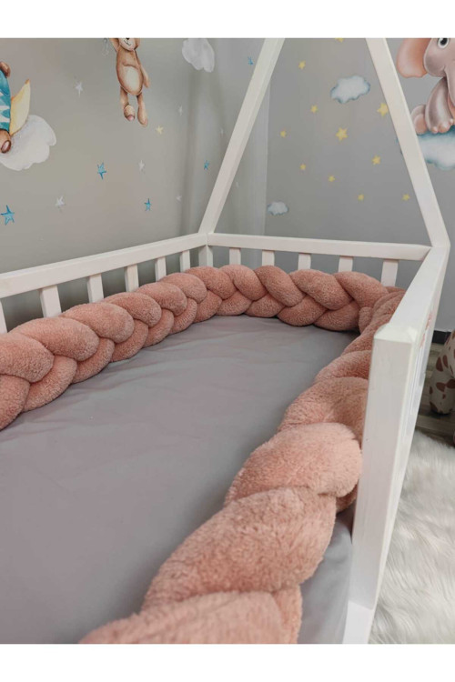 340 Cm 3 Lü Örgü Koruma Modeli Yeni Nesil Peluş Kumaş