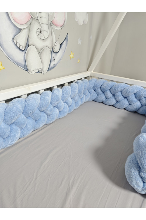 280 Cm 4 Lü Örgü Koruma Modeli Yeni Nesil Peluş Kumaş
