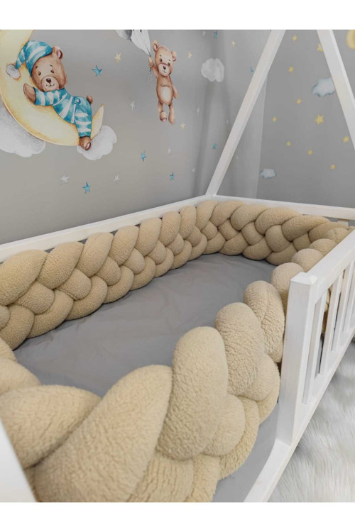 480 Cm 4 Lü Örgü Koruma Modeli Yeni Nesil Peluş Kumaş