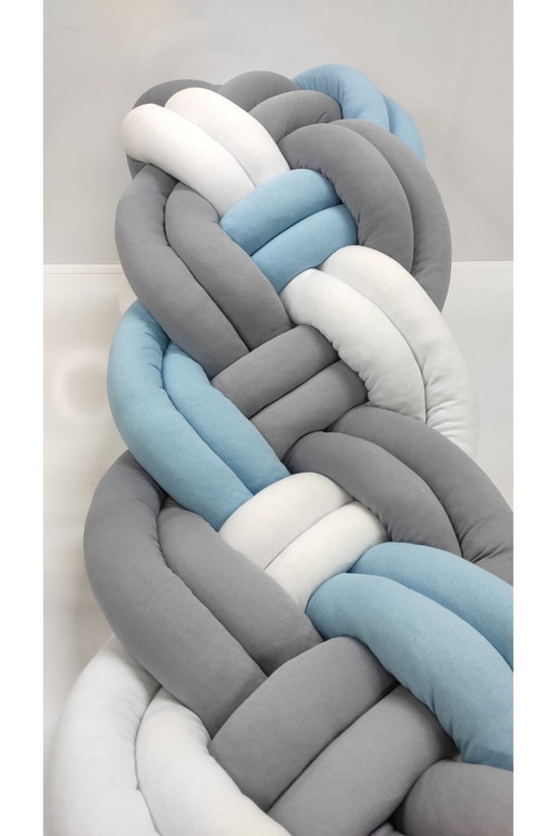 Örgü Korumalık 500 Cm 4 Lü Sarmaşık / 90X190 Montessori Yatak Koruyucu