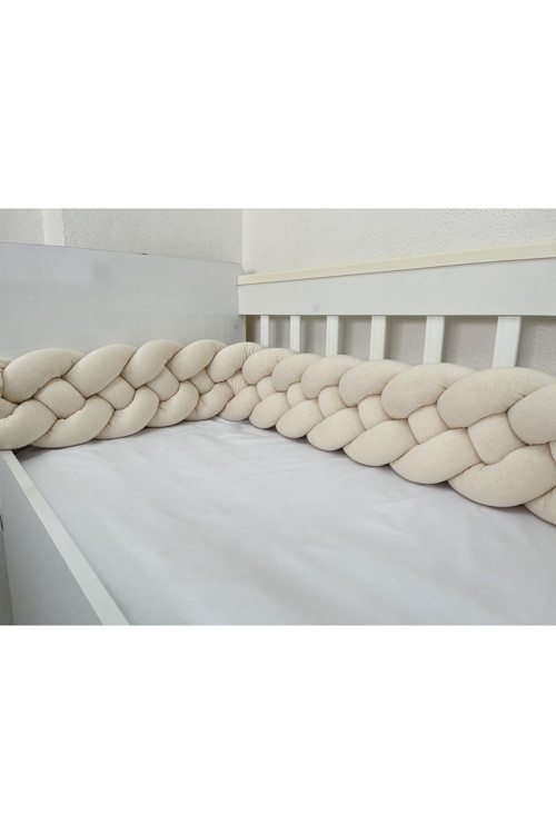 Örgü Korumalık 420 Cm 4'Lü Örgü / 80X130 Anne Yanı - Park Beşik Koruyucu