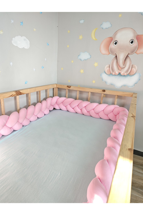 Örgü Korumalık 560 Cm 3'Lü Örgü / 90X190 Montessori Yatak Kapı Boşluğu Kapalı
