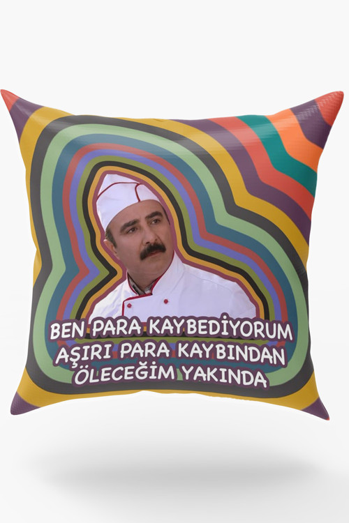 Ben Para Kaybediyorum Replikli, Eğlenceli, Dekoratif Yastık