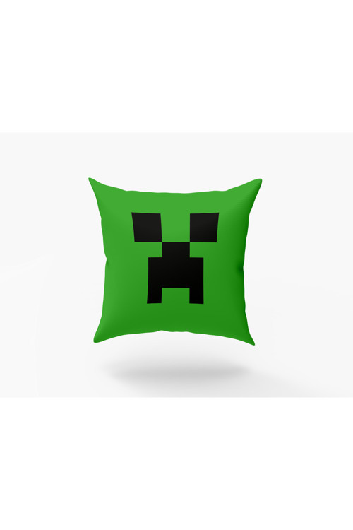 Creeper (Minecraft) Baskılı Dekoratif Yastık