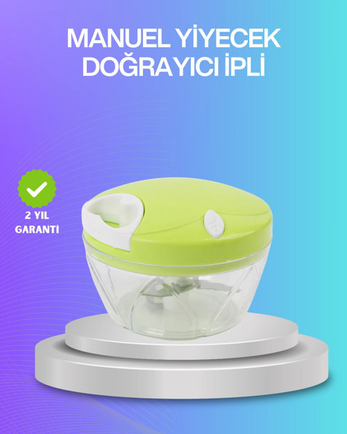 ® İpli Manuel Doğrayıcı Paslanmaz Çelik Bıçaklı