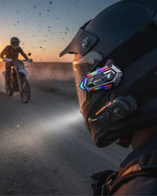 ® Çift Gürültü Azaltmalı Motosiklet Kask Telsiz Kulaklık