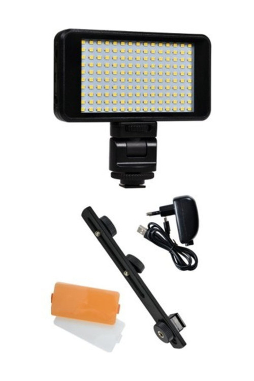 Profesyonel Kamera Işığı 120 Led Dahili Batarya Tepe Lambası