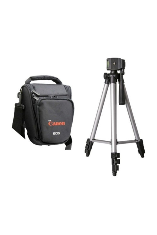 Canon 1450D Fotoğraf Makinesi İçin 145Cm Tripod + Üçgen Çanta