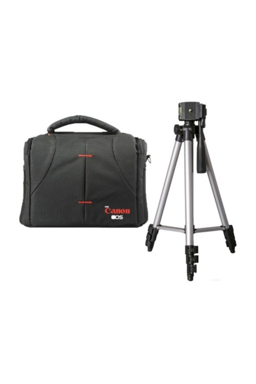 Canon 100D Fotoğraf Makinesi İçin 145Cm Tripod + Set Çanta