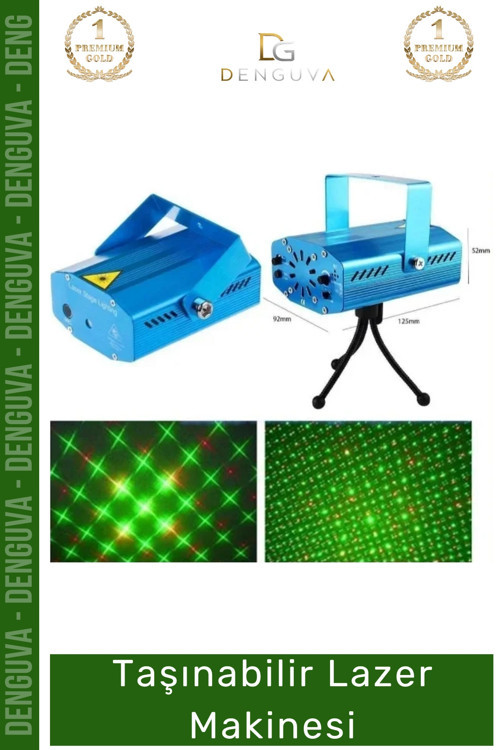 #LazerMakinesi Güçlü Işık Efektleri Parti Eğlence Sahne Kırmızı Yeşil Desen Taşınabilir Lazer Makine