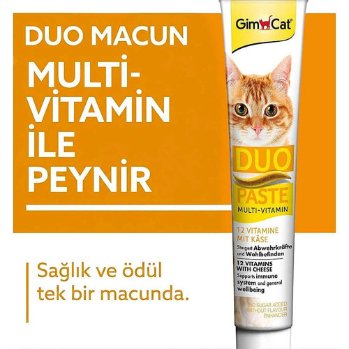 Multi-Vitamin Duo Paste Peynir+12 Vitaminli 50gr