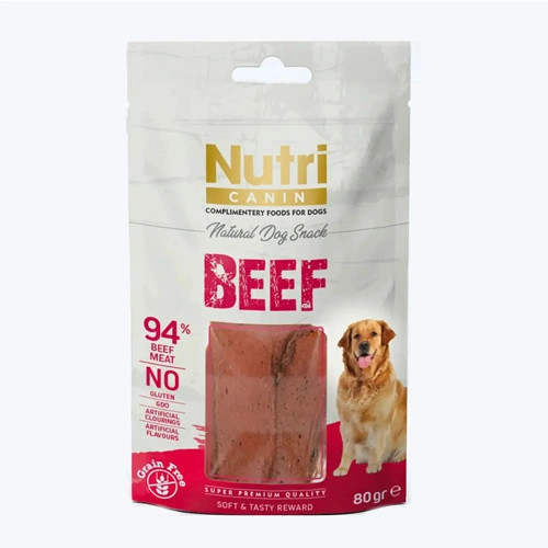 Tahılsız Sığır Etli 80 gr Köpek Ödülü