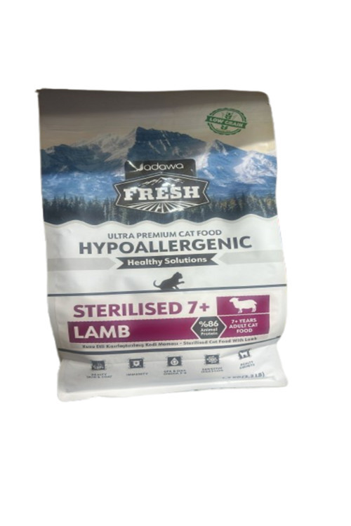 FRESH ULTRA PREMIUM HYPOALLERGENIC CAT FOOD KISIR +7 YEARS LAMB 1,5 KG
