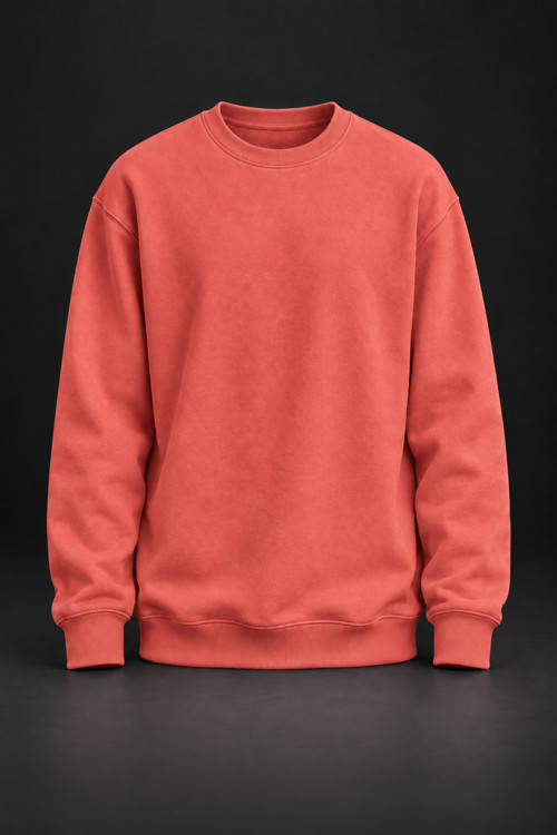 Kırmızı Basic Sweatshirt