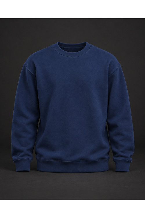 Lacivert Basic Sweatshirt